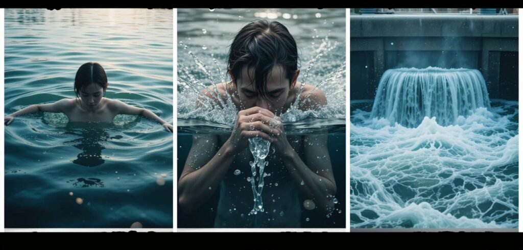 Acciones con agua en sueños y su significado: nadar tranquilo, ahogarse, beber agua, inundación. Interpretaciones de cómo interactuar con el agua en sueños.